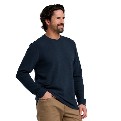 Mens Fleece - Free Fly Waffle Crew
