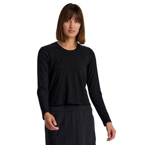 Ladies Top - Free Fly Ribbed Bamboo Long Sleeve