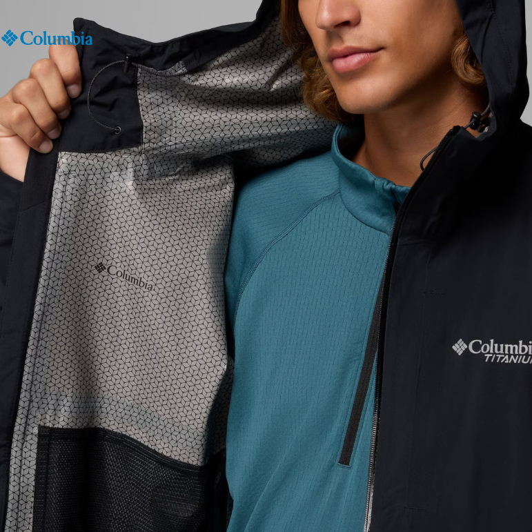 Mens Jacket - Columbia Men's Ampli-Dry Rain Jacket