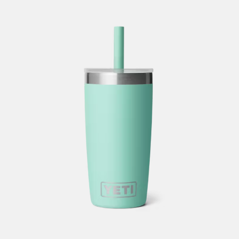 Water Bottle - Rambler Jr 10oz Tumbler with Silicone Straw Lid