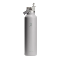 Standard Mouth Bottle - 24oz With Flex Straw Cap