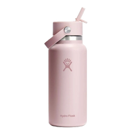 Wide Mouth Bottle - 32oz With Flex Straw Cap