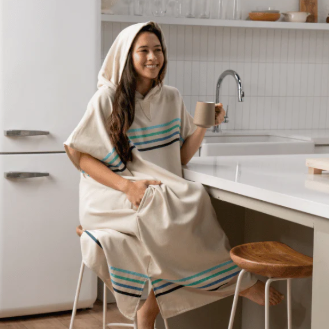 Sand Cloud - Classic Stripe Hooded Poncho