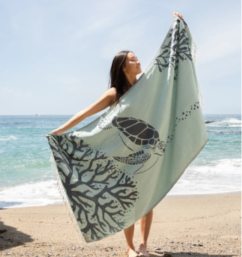 Sand Cloud - Bubbles Turtle Beach Towel