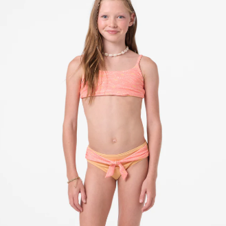 Girls Bathing Suit - O'Neill Girls Sunshine Revo Tie Back Bralette Set