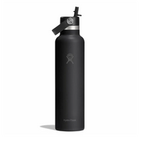 Standard Mouth Bottle - 24oz With Flex Straw Cap