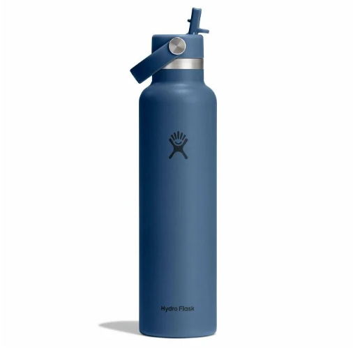 Standard Mouth Bottle - 24oz With Flex Straw Cap