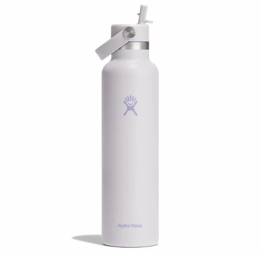 Standard Mouth Bottle - 24oz With Flex Straw Cap