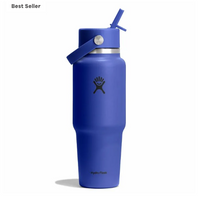 Travel Bottle With Flex Straw Cap - 32oz
