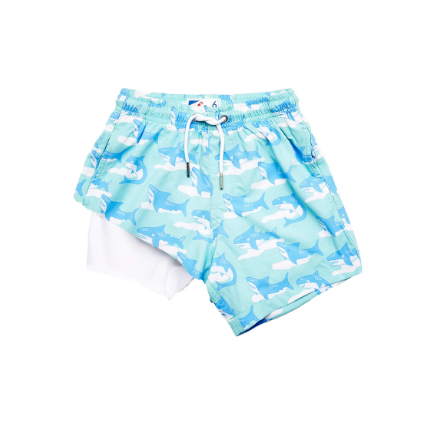 Boys Volley - Bermies Jaws Volley - Compression Liner