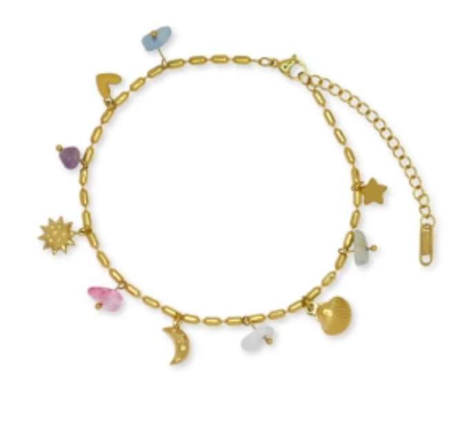 Anklet - Salty Cali Costal Charms