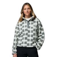 Fleece - Columbia Women's Helvetia II Printed Cropped Half Snap Fleece Pullover