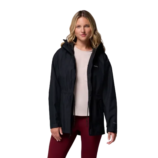 Womens Jacket - Columbia Women's Hikebound II Long Rain Jacket