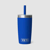 Water Bottle - Rambler Jr 10oz Tumbler with Silicone Straw Lid