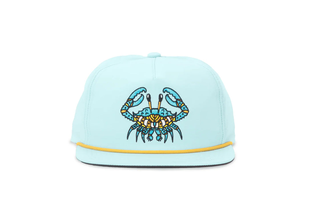 Hat - Bajio Crab Flat Bill Hat