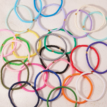 Bracelet - Pura Vida Cabrillo Disc Stretch Bracelet