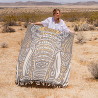 Sand Cloud - Thunder The Elephant Beach Towel - Large
