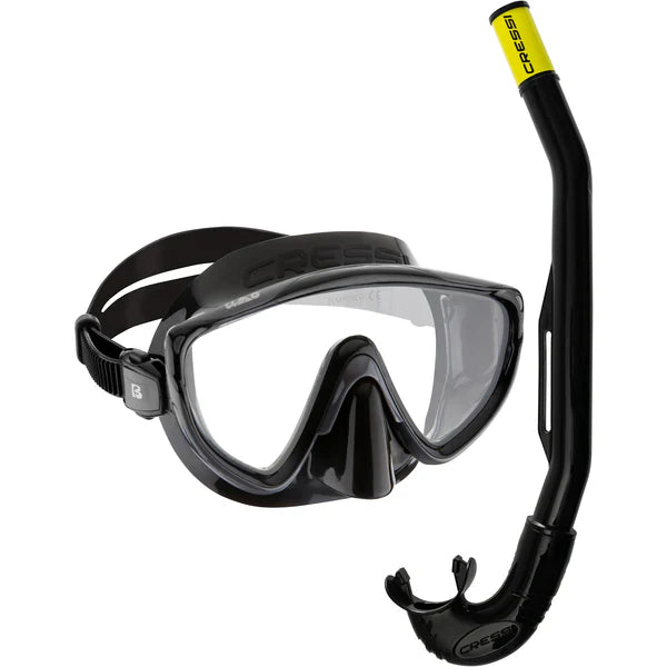 Mask / Snorkel Set Adult - Cressi Tino Mask / Island 2.0 Snorkel Set