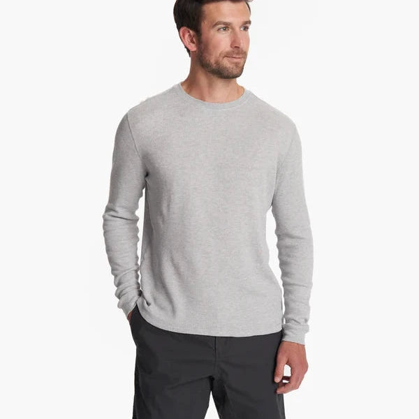 Mens Long Sleeve - Vuori Waffle Crew