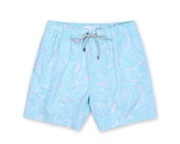 Boys Volley - Vintage Summer Boys Tropical Flamingo Print Swim Short