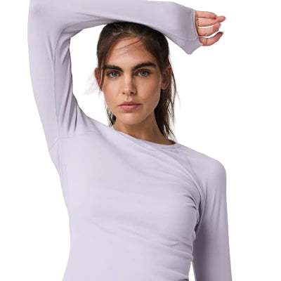 Ladies Top - Vuori Long Sleeve Pose Crew