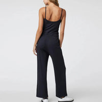 Ladies Jumpsuit - Vuori Pose Henley Jumpsuit