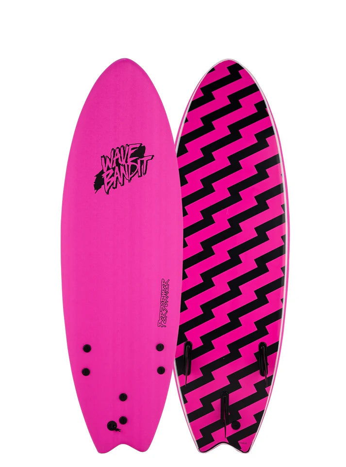 Surfboard - Wave Bandit Performer 6'6" Tri Fin