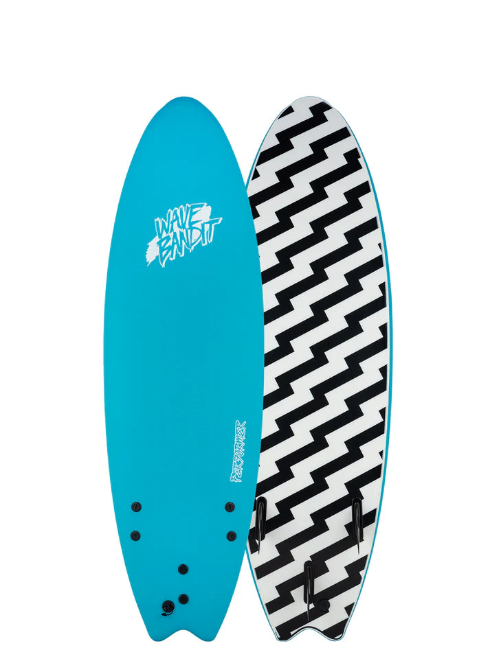 Surfboard - Wave Bandit Performer 6'6" Tri Fin