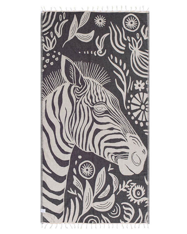Sand Cloud - Zizzy The Zebra Beach Towel