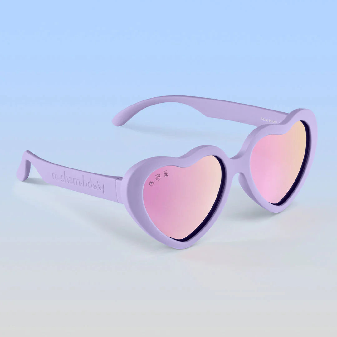 Roshambo - Junior Blossom Hearts Polarized Sunglasses (ages 5+)