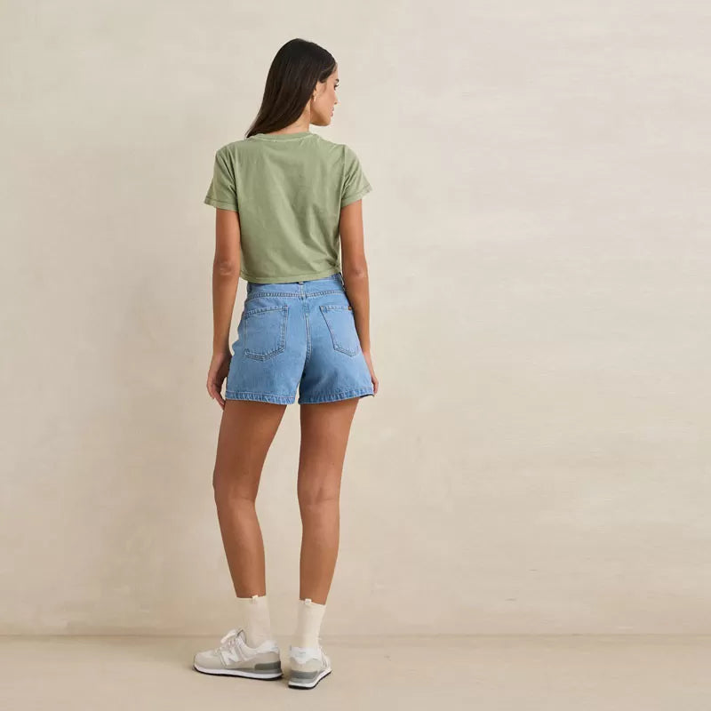 Tee - Rhythm Island Crop Crew Tee