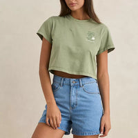 Tee - Rhythm Island Crop Crew Tee