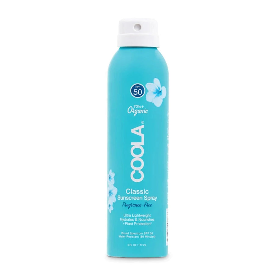 Coola Classic Body Organic Sunscreen Spray SPF 50 - Fragrance Free - 6oz