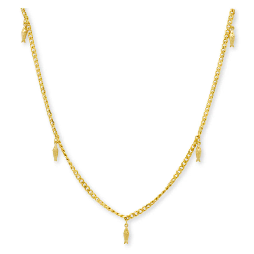 Necklace - Salty Cali Pescadito Charms Necklace