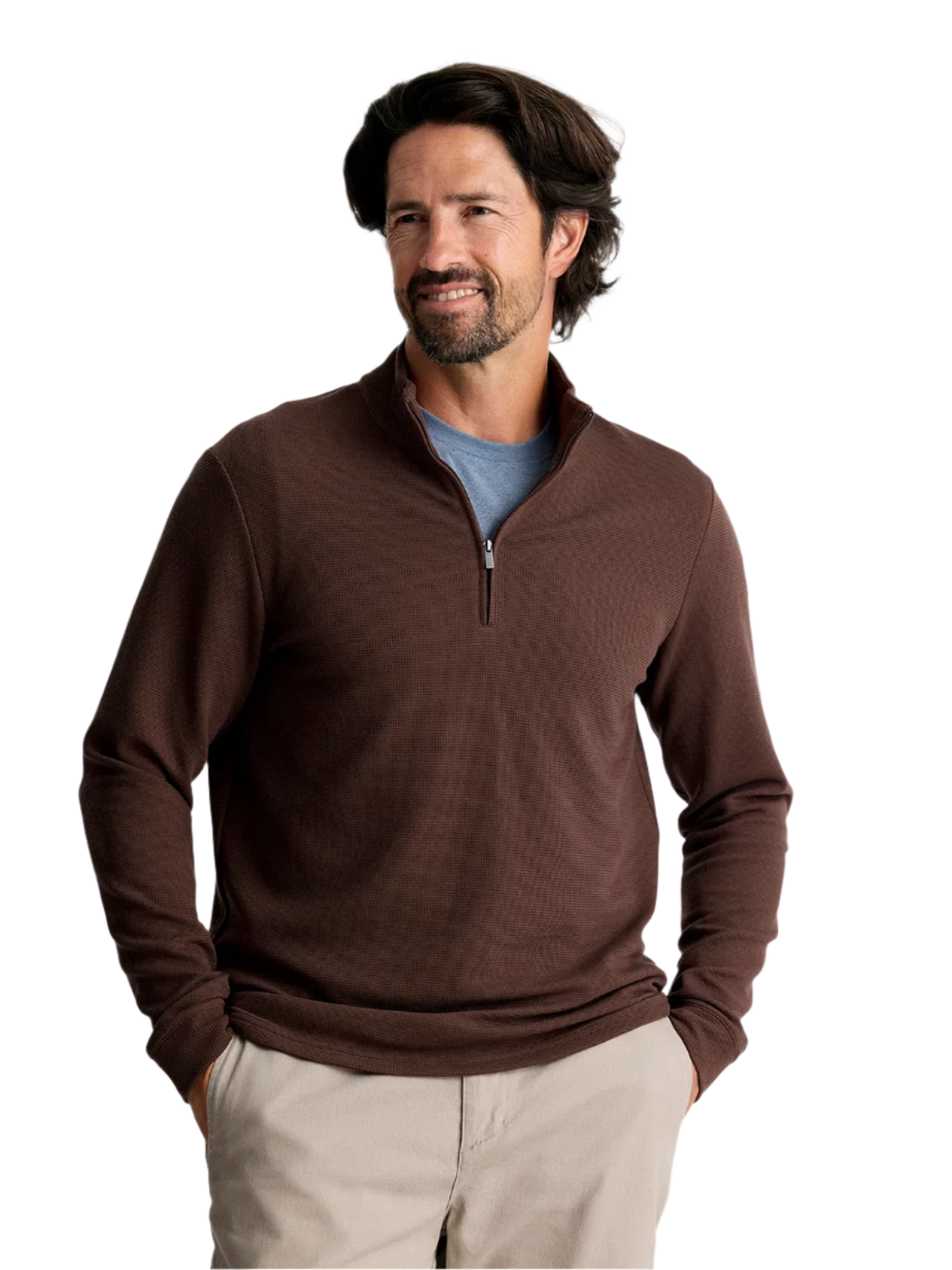 Mens Fleece - Free Fly Waffle Quarter Zip