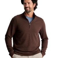 Mens Fleece - Free Fly Waffle Quarter Zip