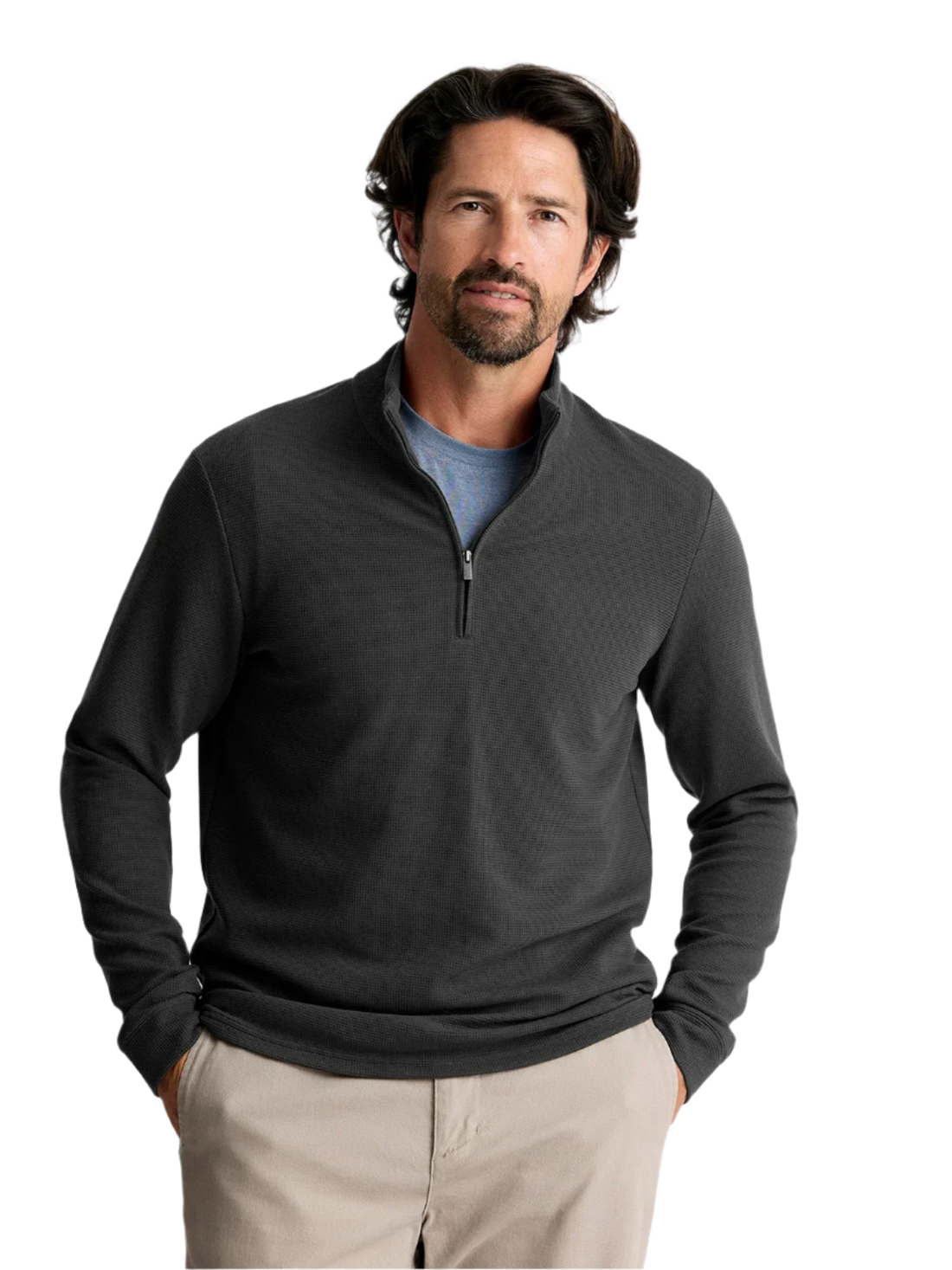 Mens Fleece - Free Fly Waffle Quarter Zip