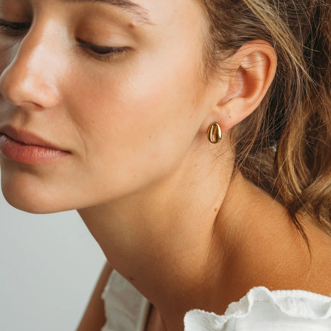 Earring - Salty Cali Cowrie Stud Earrings