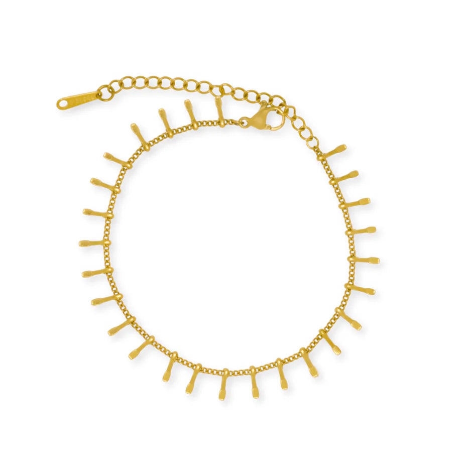 Bracelet - Salty Cali Golden Fringe Bracelet