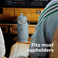 Travel Bottle With Flex Straw Cap - 32oz