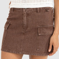 Skirt - Rhythm Cargo Denim Skirt