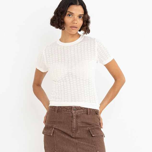 Top - Rhythm Ojai Pointelle Knit Top