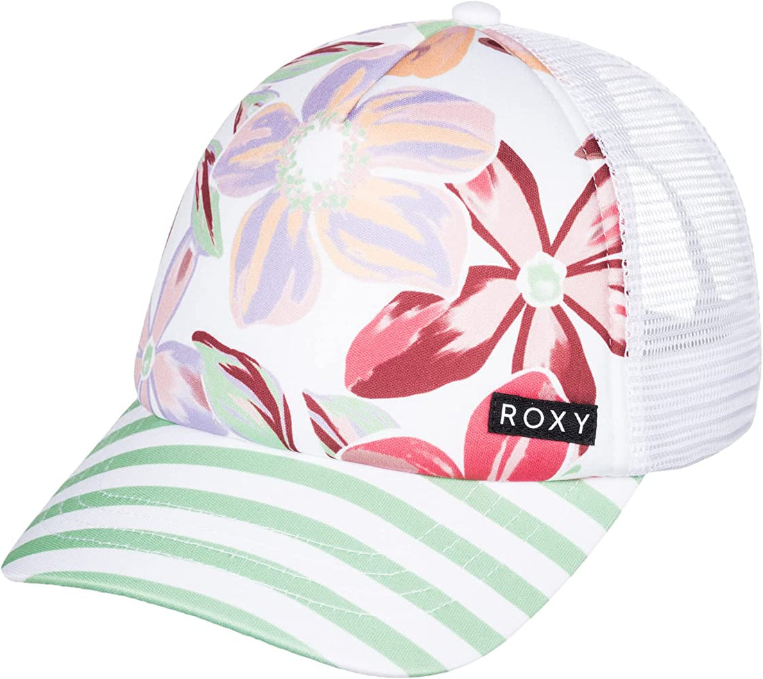 Hat - Roxy Girl's 4-16 Honey Coconut Trucker Hat