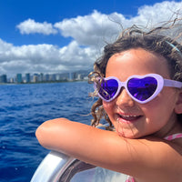 Roshambo - Junior Blossom Hearts Polarized Sunglasses (ages 5+)
