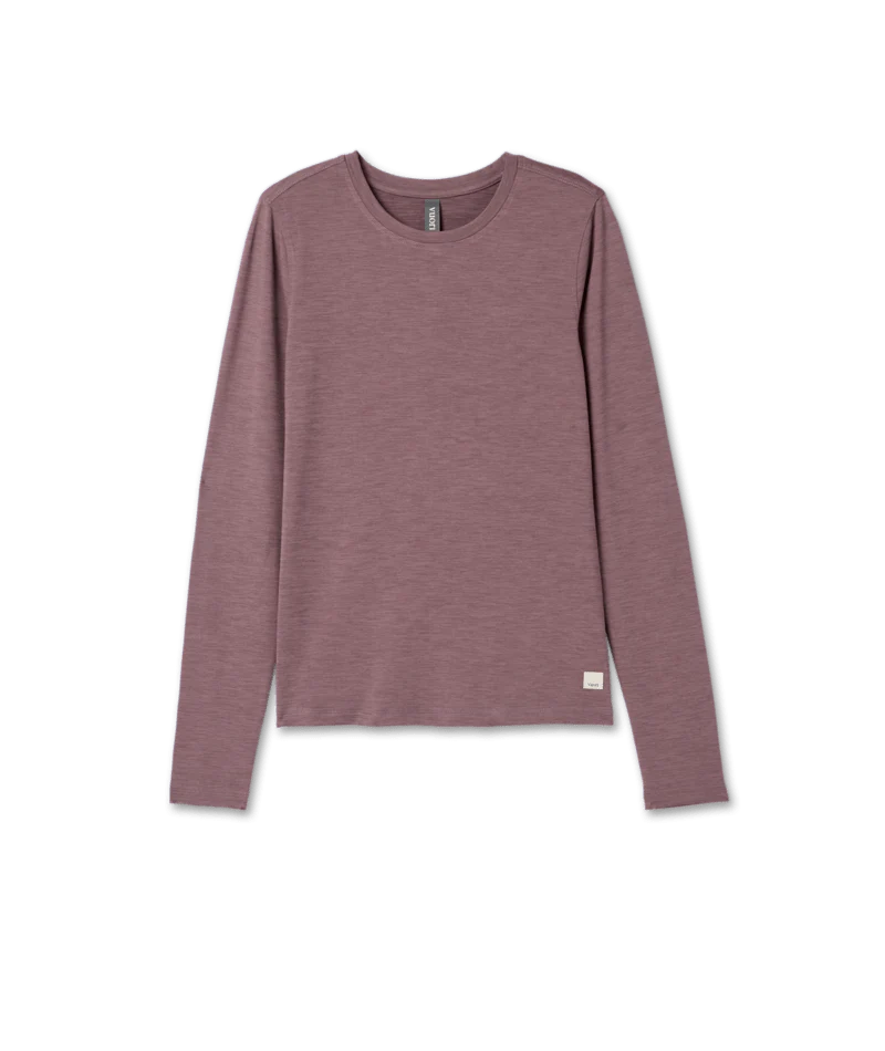 Ladies Top - Vuori Lux Long Sleeve Crew