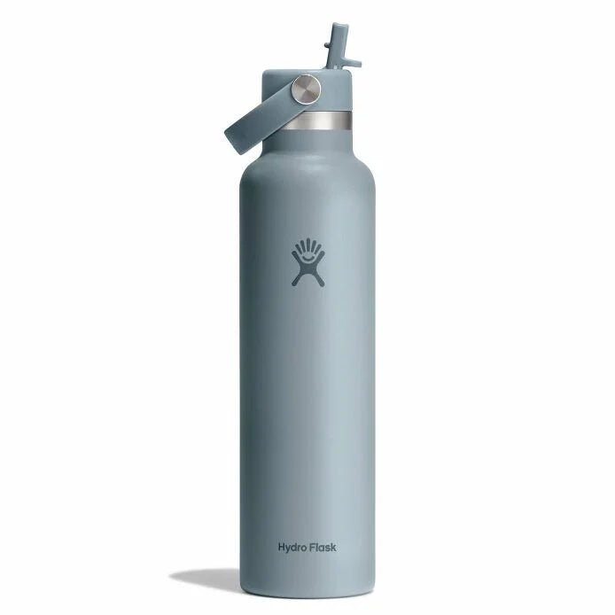 Standard Mouth Bottle - 24oz With Flex Straw Cap