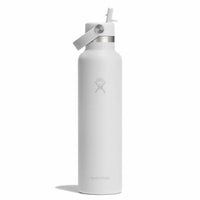 Standard Mouth Bottle - 24oz With Flex Straw Cap