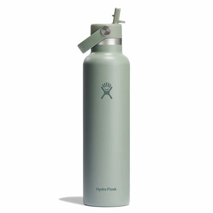 Standard Mouth Bottle - 24oz With Flex Straw Cap