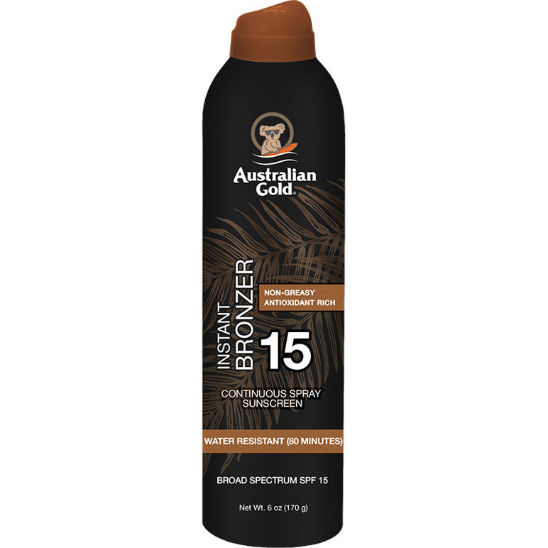 Australian Gold SPF 15 Continuous Spray with Bronzer