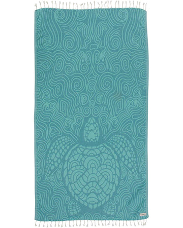 Sand Cloud - Mint Swirl Turtle Beach Towel